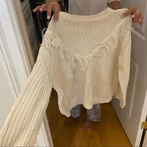 SUPER CUTE FRINGE SWEATER